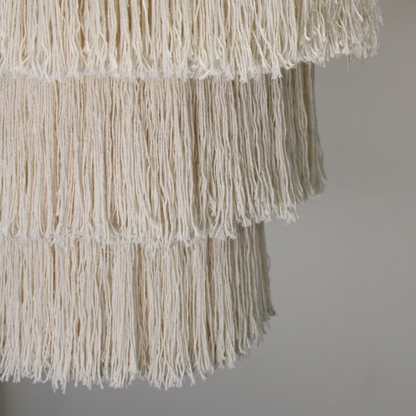 Natural Macrame Chandelier - Floral Fawna