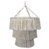 Natural Macrame Chandelier - Floral Fawna
