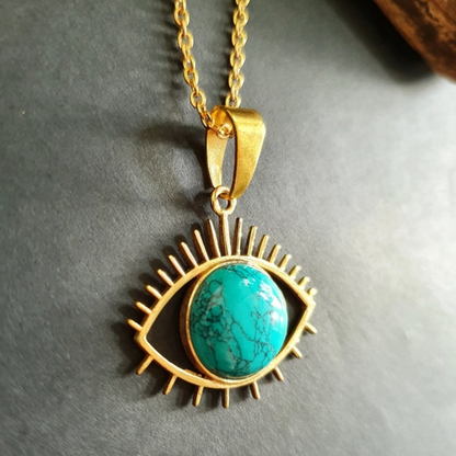 Evil Eye Crystal Necklace