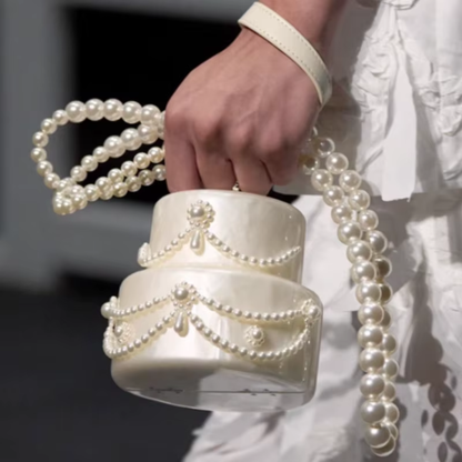 Pearl Wedding Cake Bag