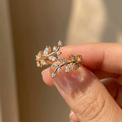 Majestic Vines Silver Ring