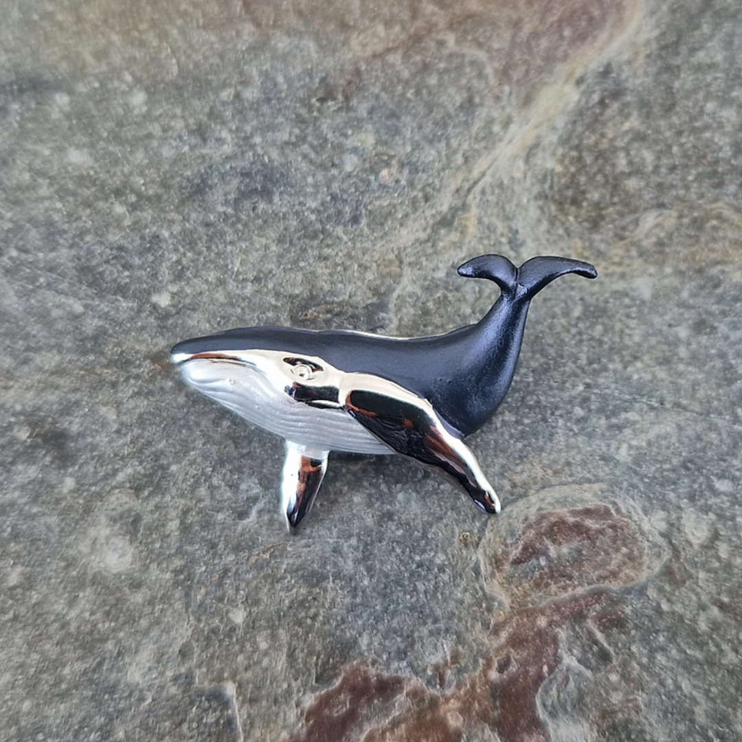 Humpback Whale Brooch