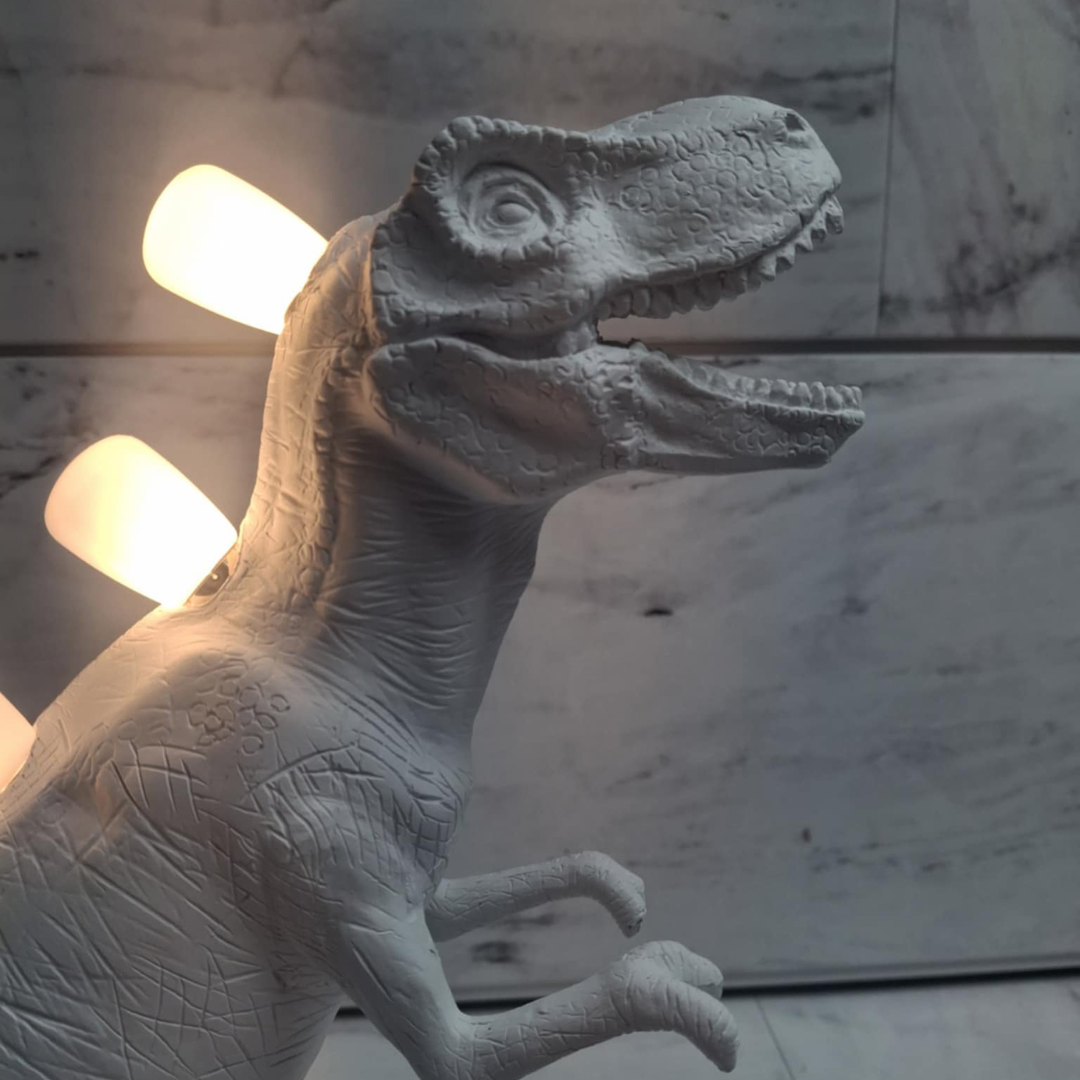 Dinosaur Table Lamp - Floral Fawna