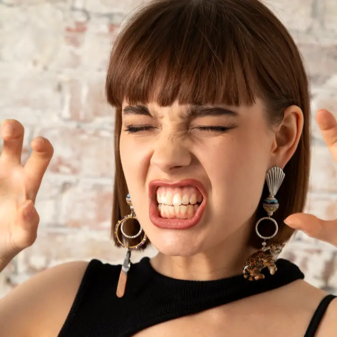 Asymmetrical Leopard Dangle Earrings - Floral Fawna