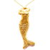20 Karat Gold Mermaid Necklace - Floral Fawna