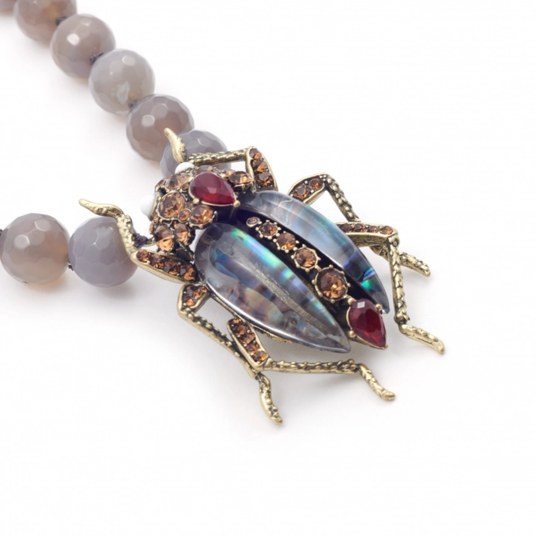 Beetle Statement Necklace