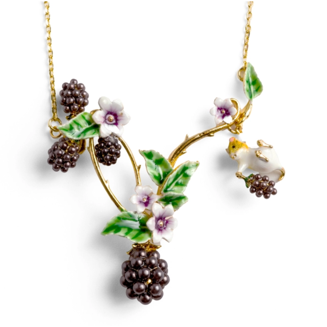 Blackberry Mouse Necklace