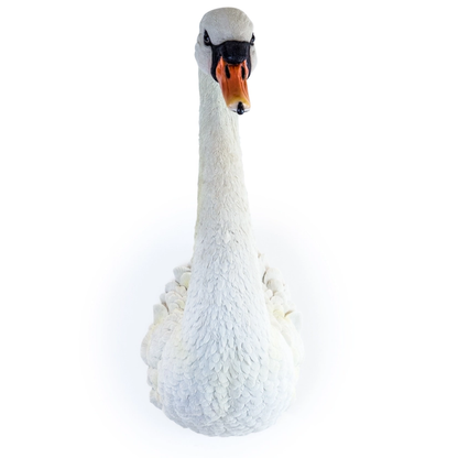 Large White Swan Wall Head