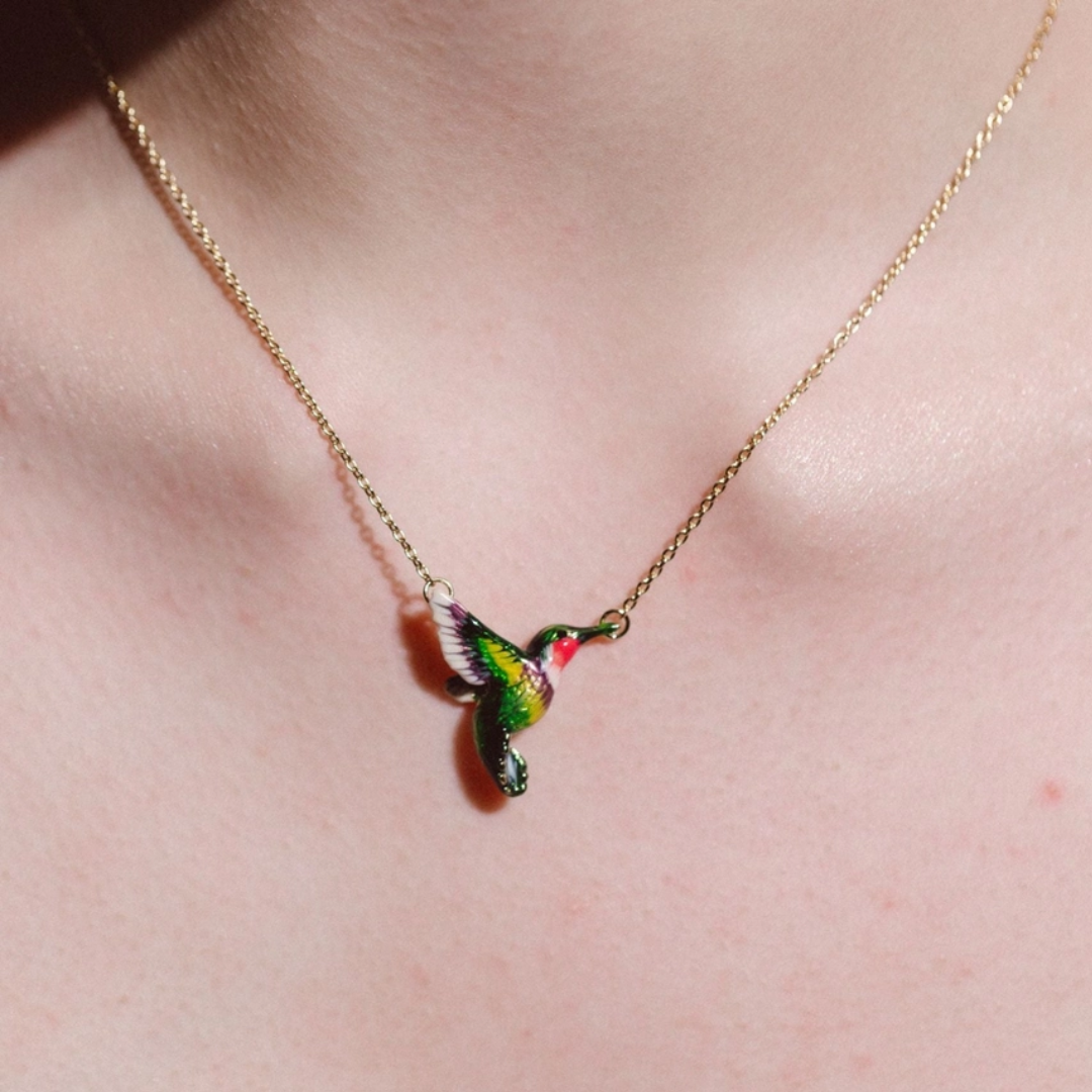 Hummingbird Pendant Necklace