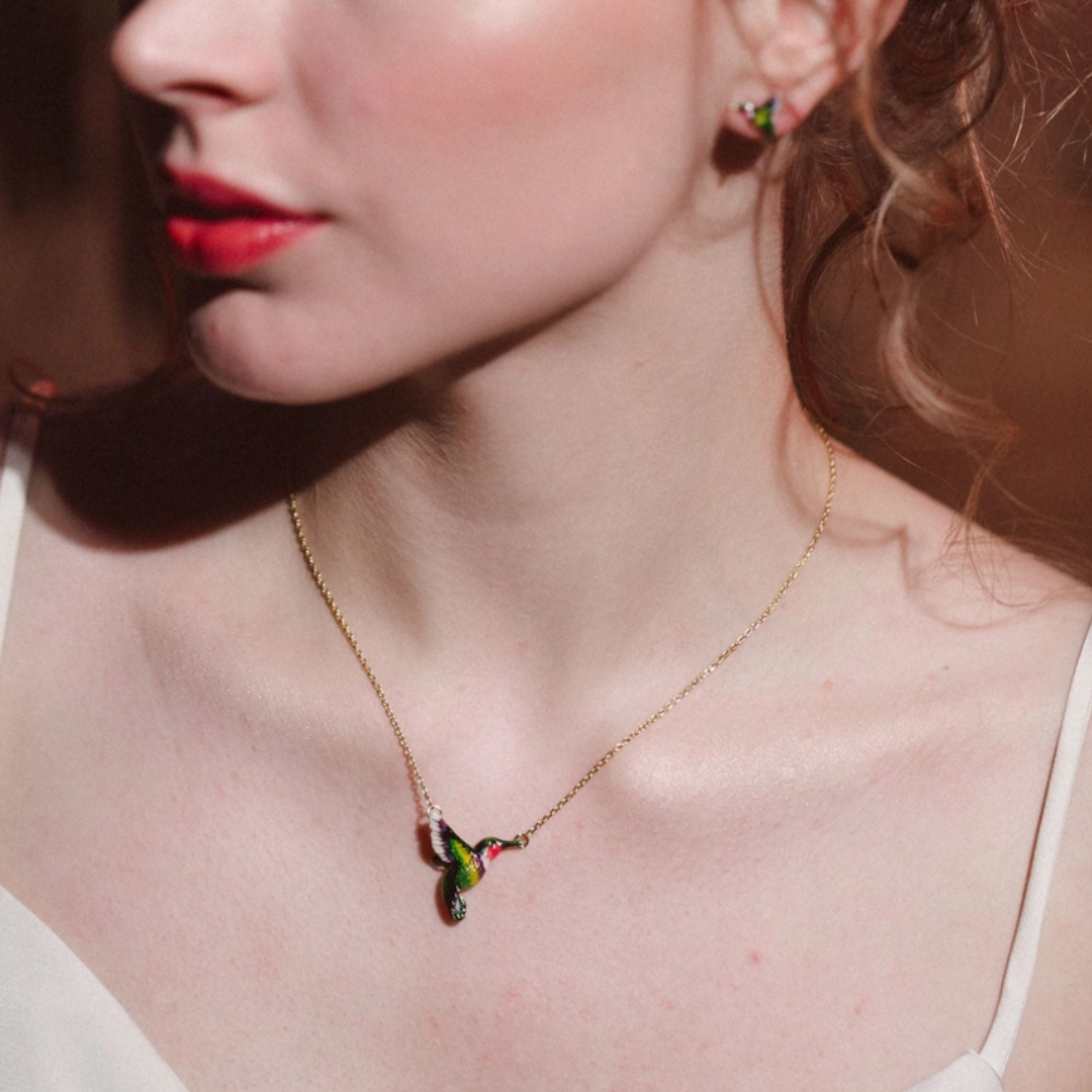 Hummingbird Pendant Necklace