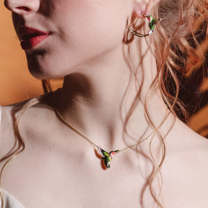 Hummingbird Pendant Necklace