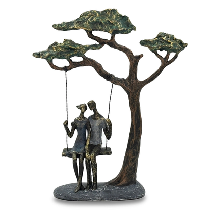 Couple On A Tree Swing Ornament