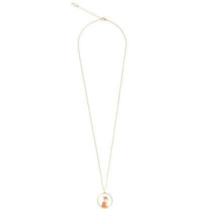 Fox Hoop Necklace