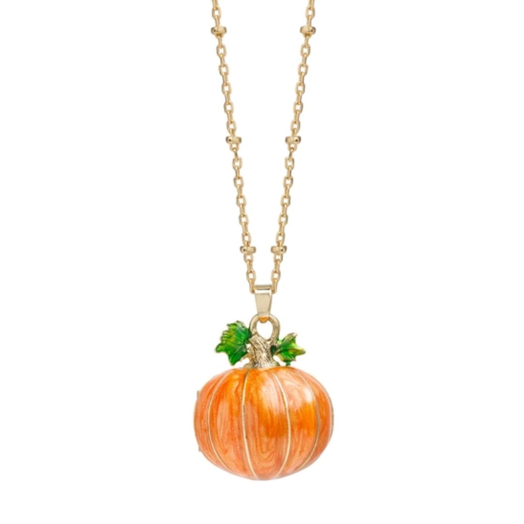 Hedgehog &amp; Pumpkin Locket
