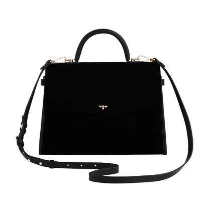 Black Bee Structured Tote Bag