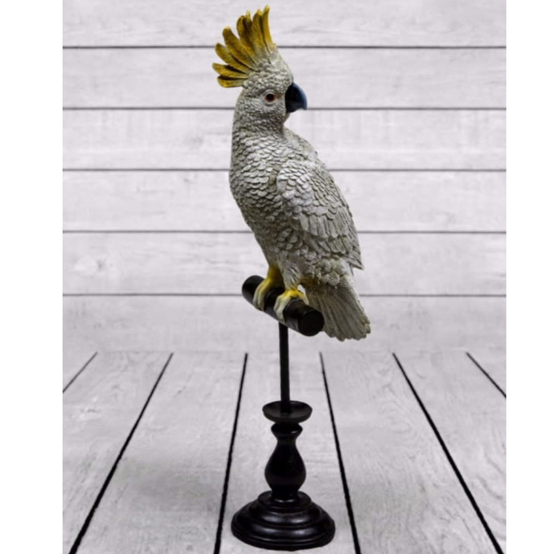 Cockatoo On Perch Figure