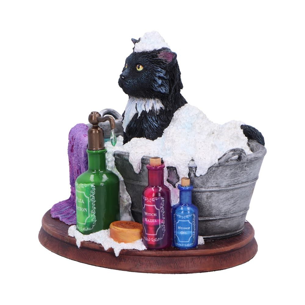 Cat In The Bath Figurine