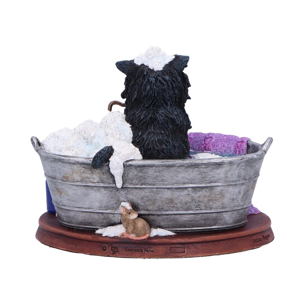 Cat In The Bath Figurine
