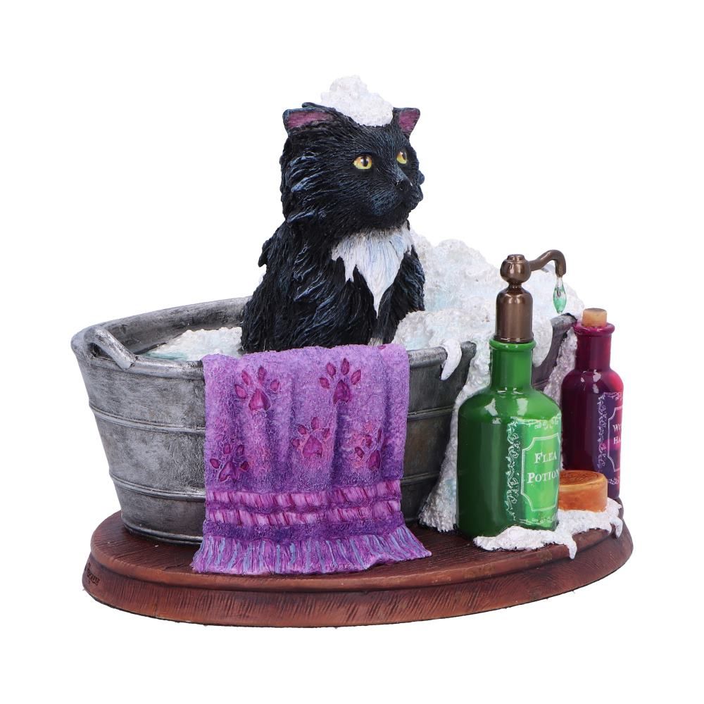 Cat In The Bath Figurine
