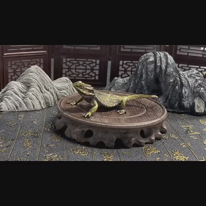 Copper Bearded Dragon Ornament