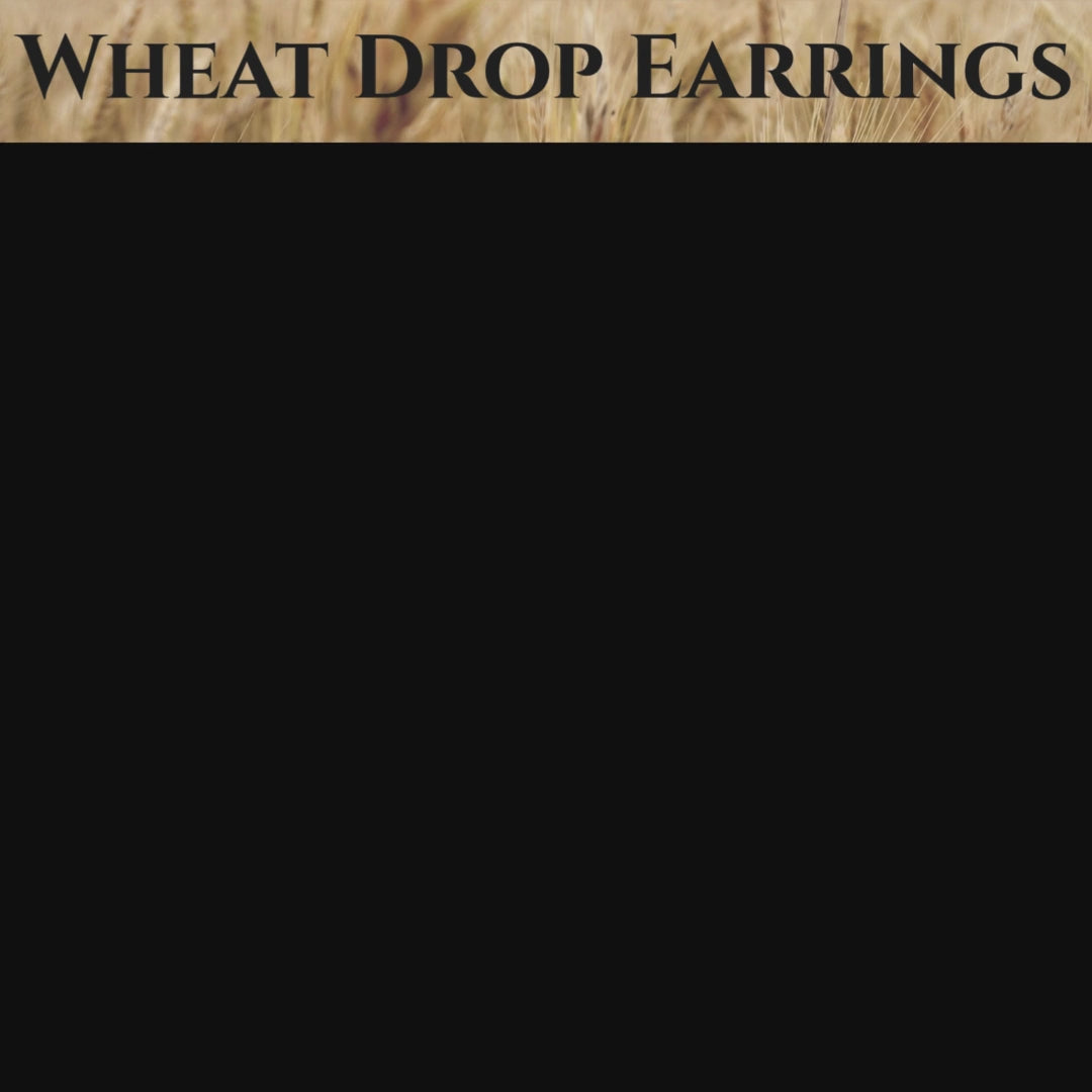 Wheat Drop Earrings