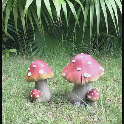 Mushroom Garden Ornament