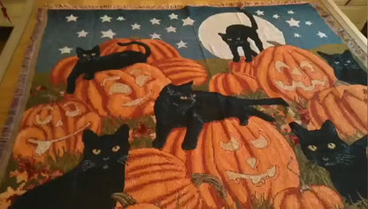 Halloween Tapestry Throw