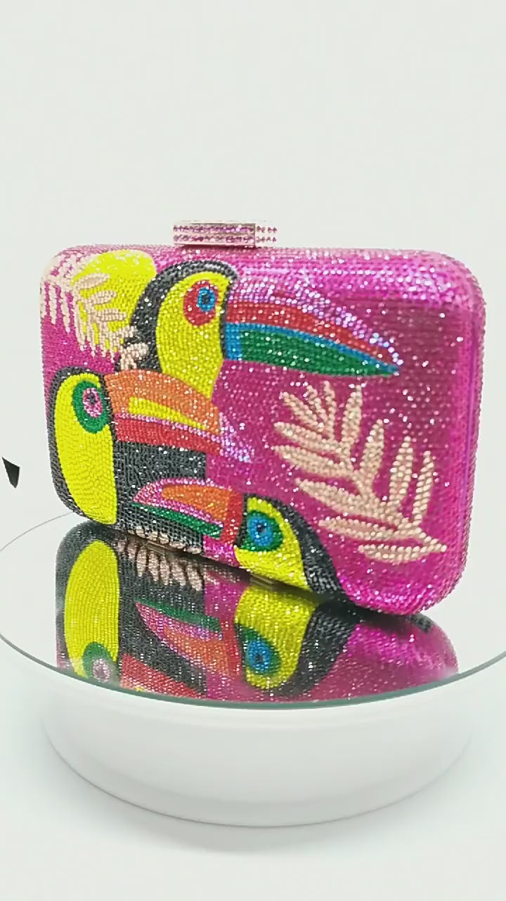 Tropical Toucan Clutch Bag