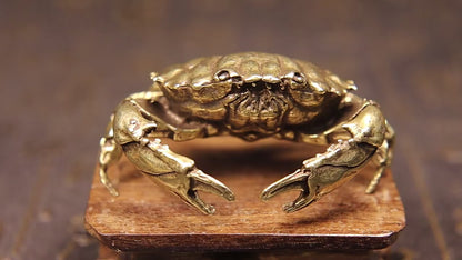 Copper Crab Ornament