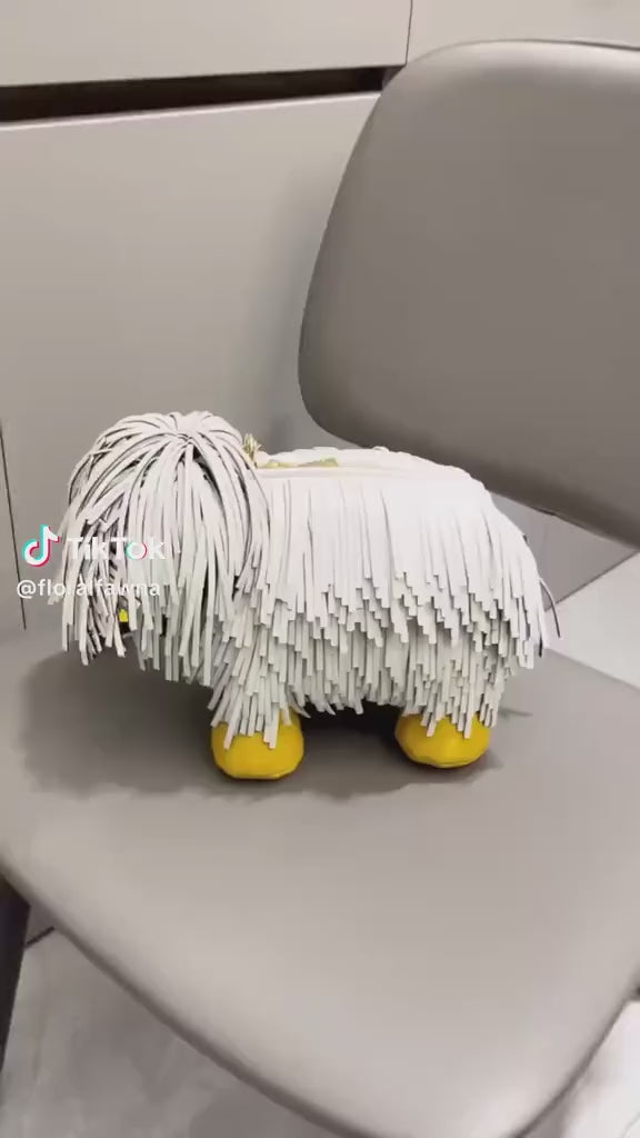 Komondor Dog 3D Bag