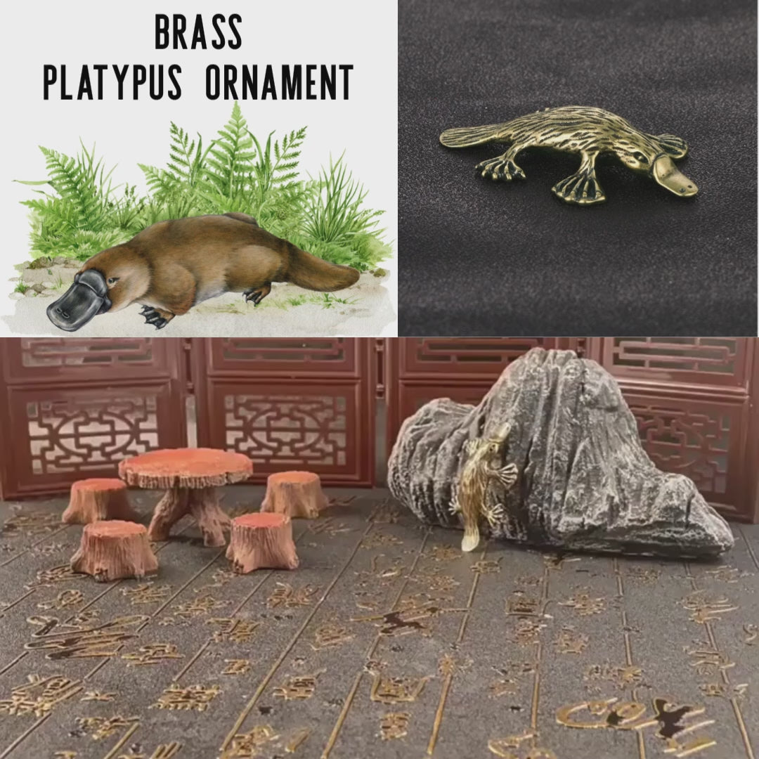 Brass Platypus Ornament