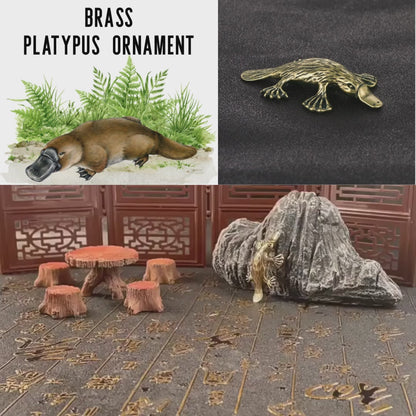 Brass Platypus Ornament