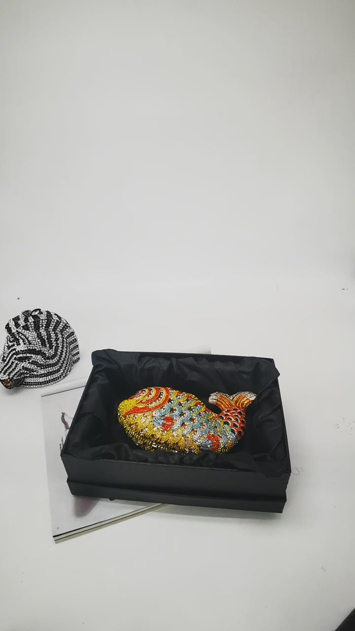 Chinese New Year Koi Clutch Bag