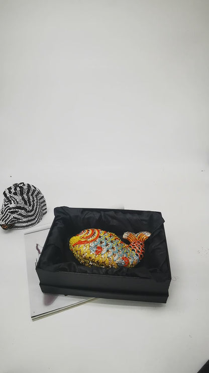 Chinese New Year Koi Clutch Bag