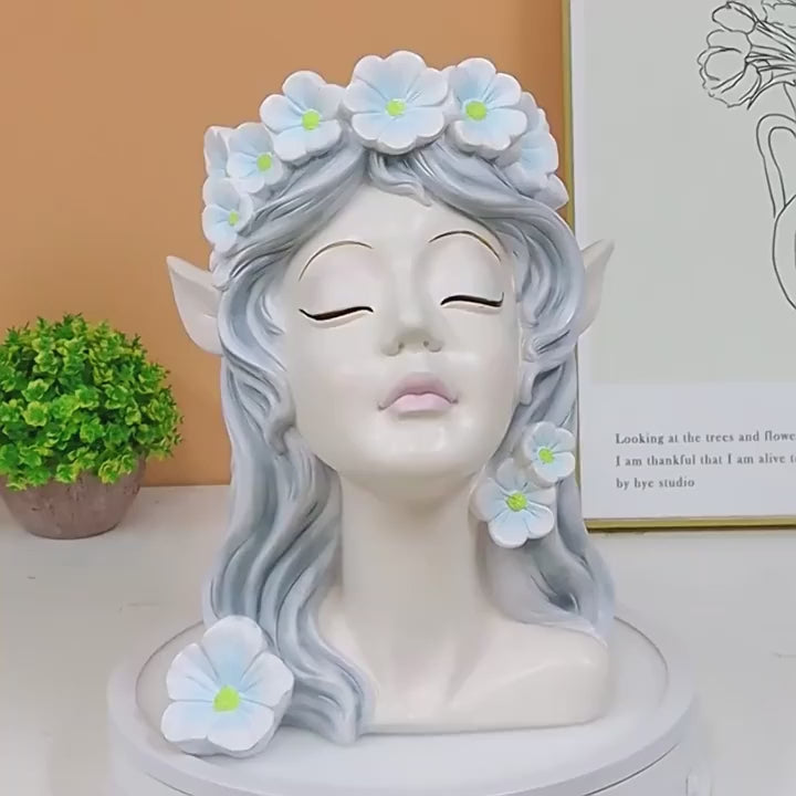 The Enchanted Flower Fairy Vase