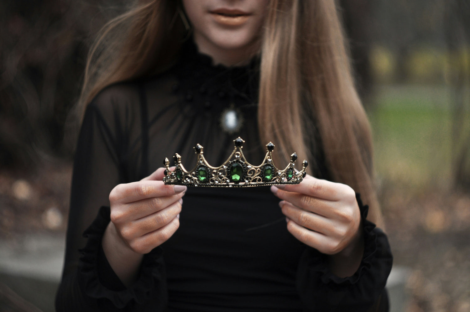 Enchanted Crystal Crown - Floral Fawna