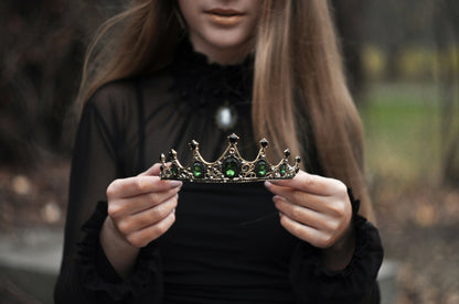 Enchanted Crystal Crown - Floral Fawna