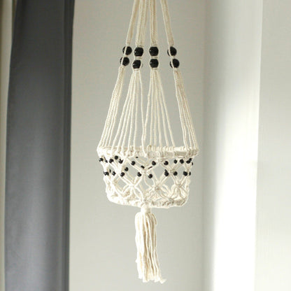 Macrame Plant Pot Holder - Floral Fawna