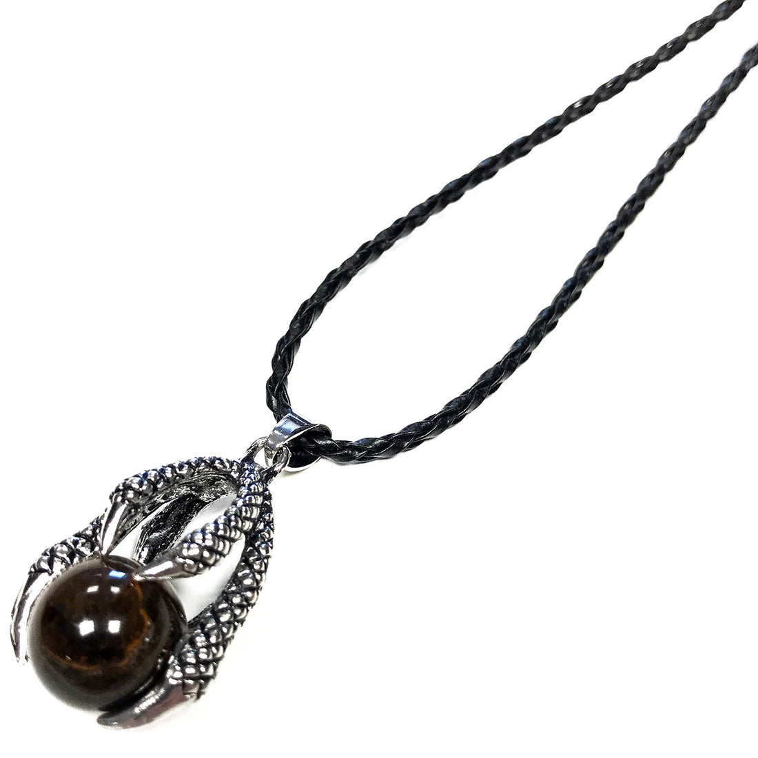 Tigers Eye Dragon Claw Necklace - Floral Fawna