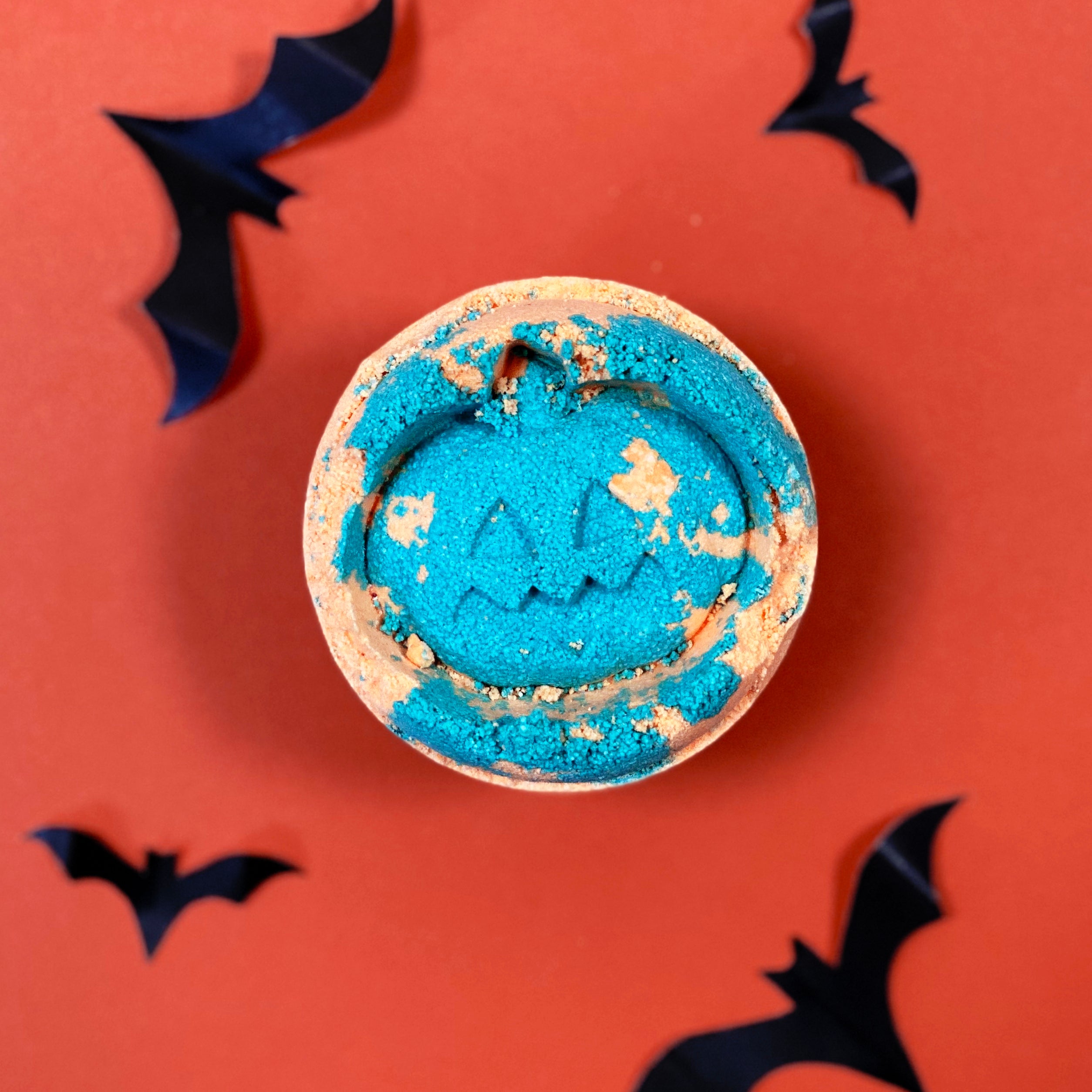 Halloween Pumpkin Bath Bomb - Floral Fawna