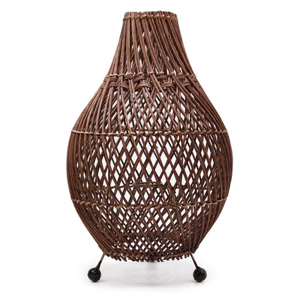 Rattan Lamp - Floral Fawna