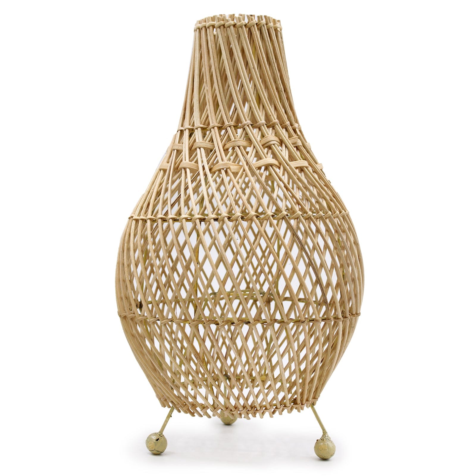 Rattan Lamp - Floral Fawna