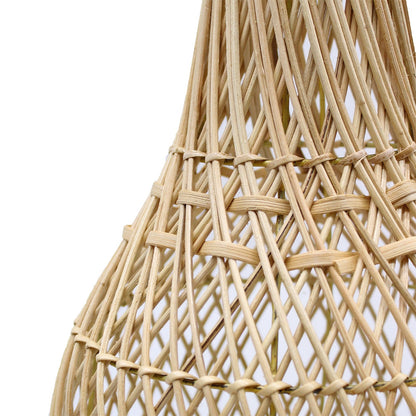 Rattan Lamp - Floral Fawna