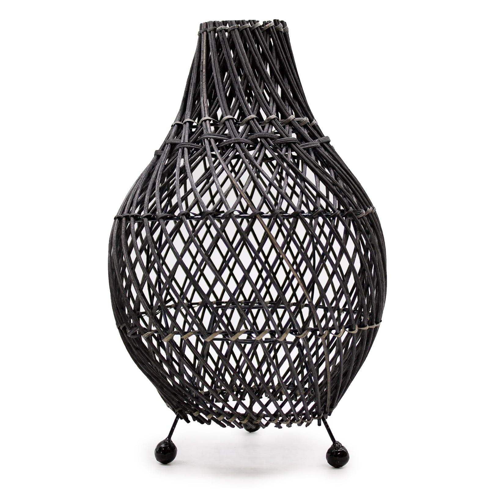 Rattan Lamp - Floral Fawna