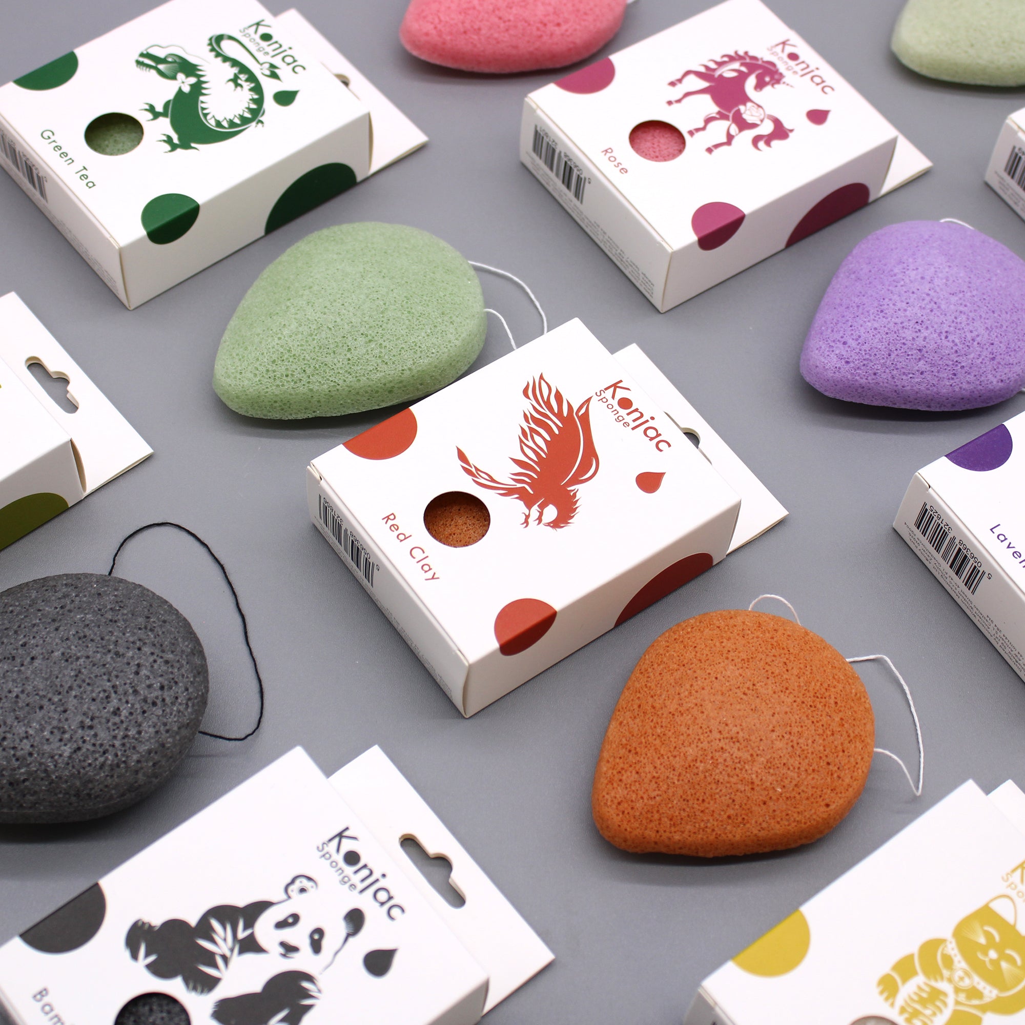 Teardrop Konjac Sponge - Floral Fawna