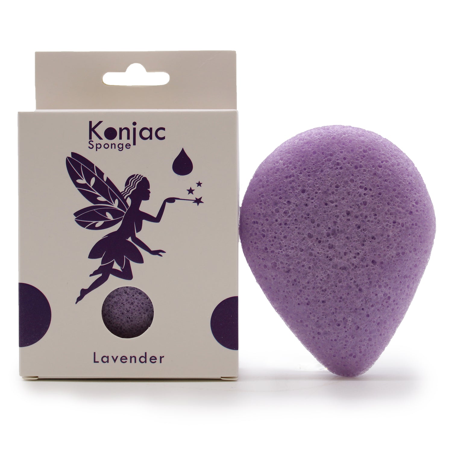 Teardrop Konjac Sponge - Floral Fawna