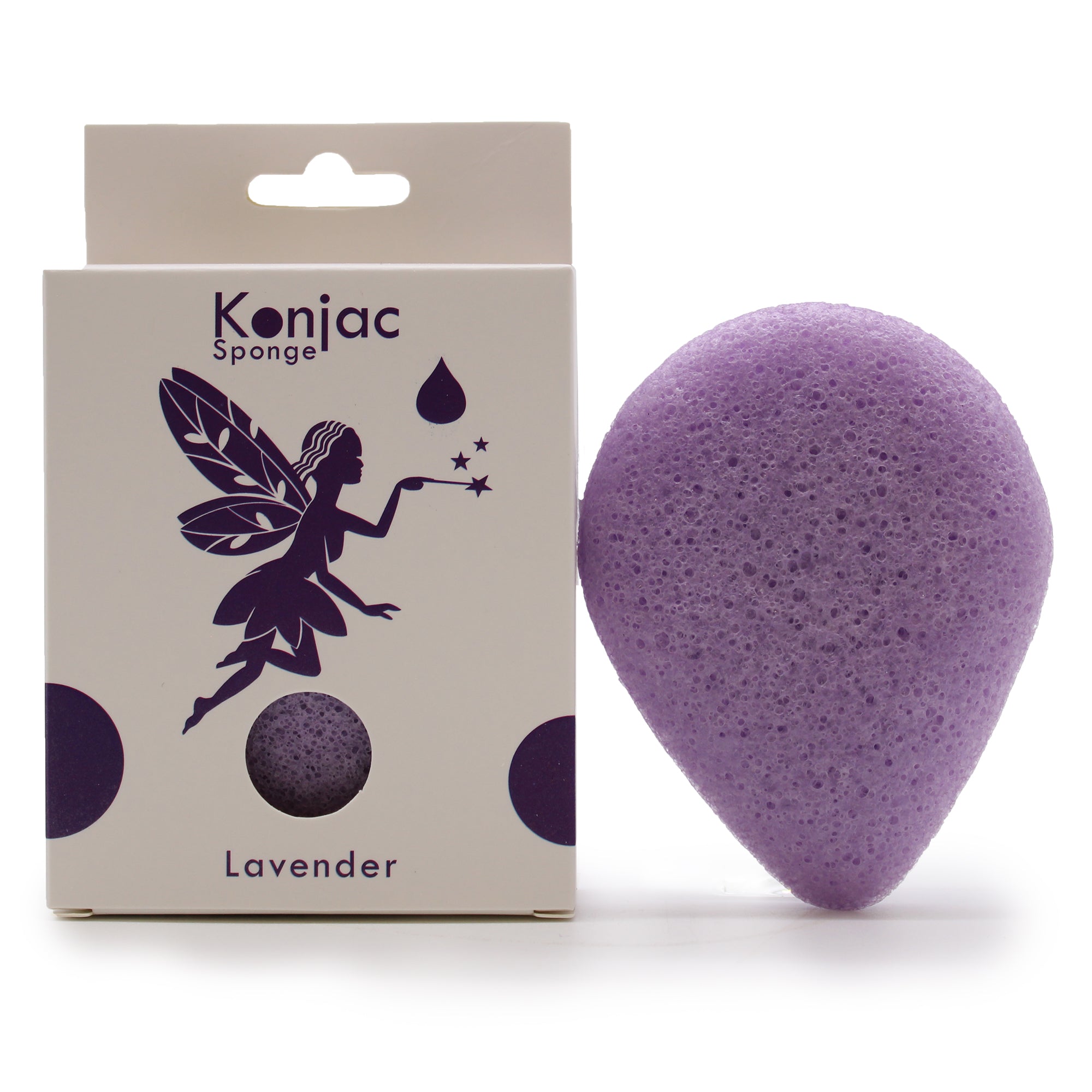 Teardrop Konjac Sponge - Floral Fawna