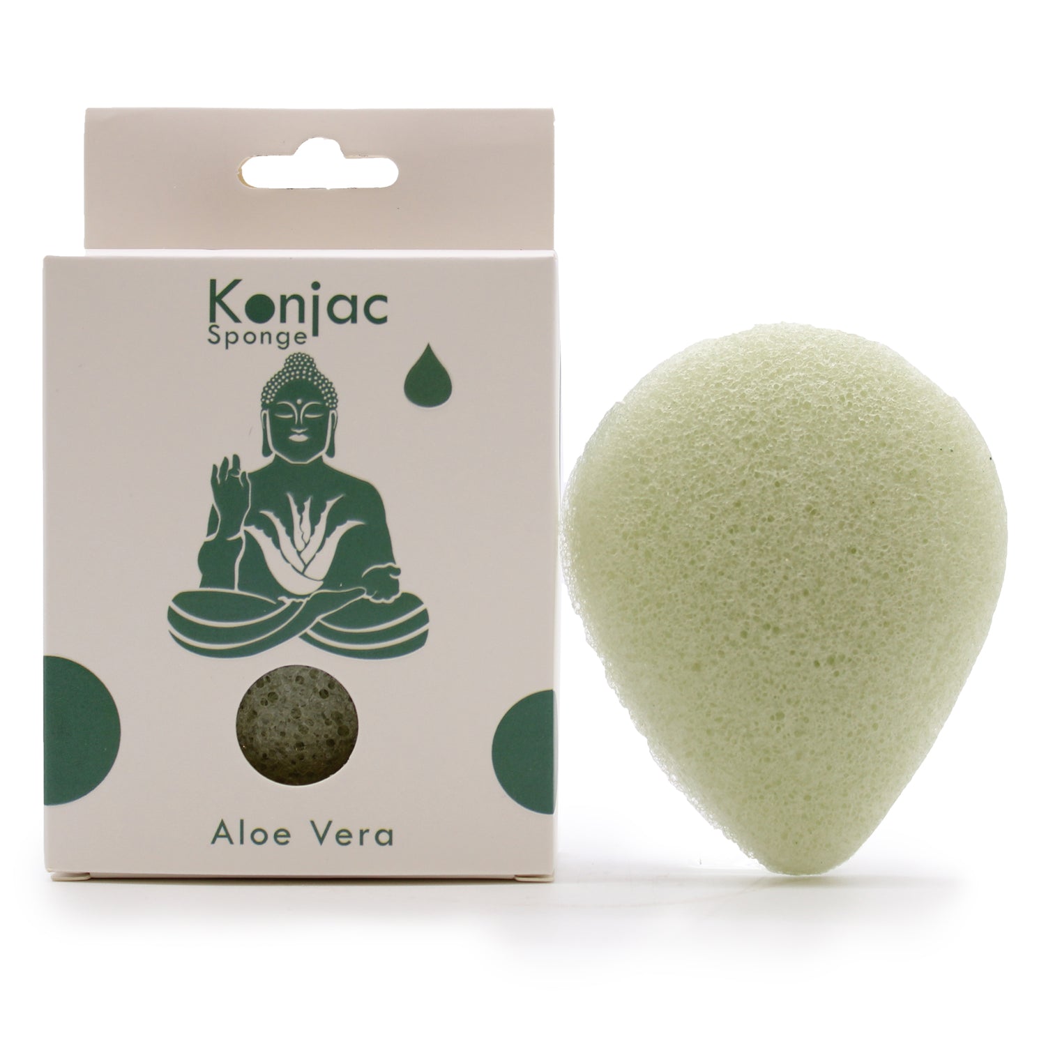 Teardrop Konjac Sponge - Floral Fawna