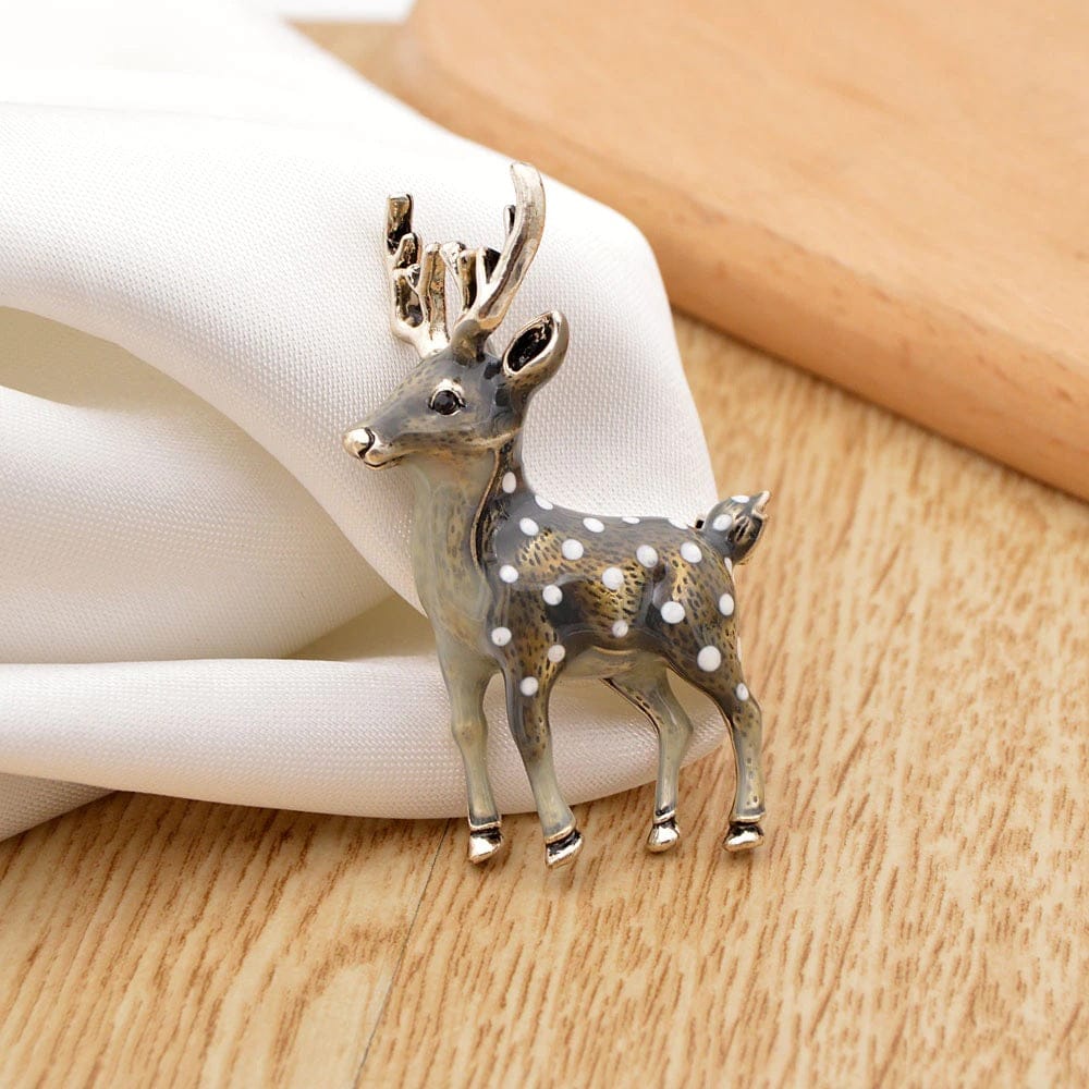 Fawn Brooch - Floral Fawna