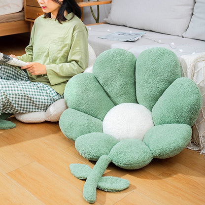 Plush Flower Pillow - Floral Fawna